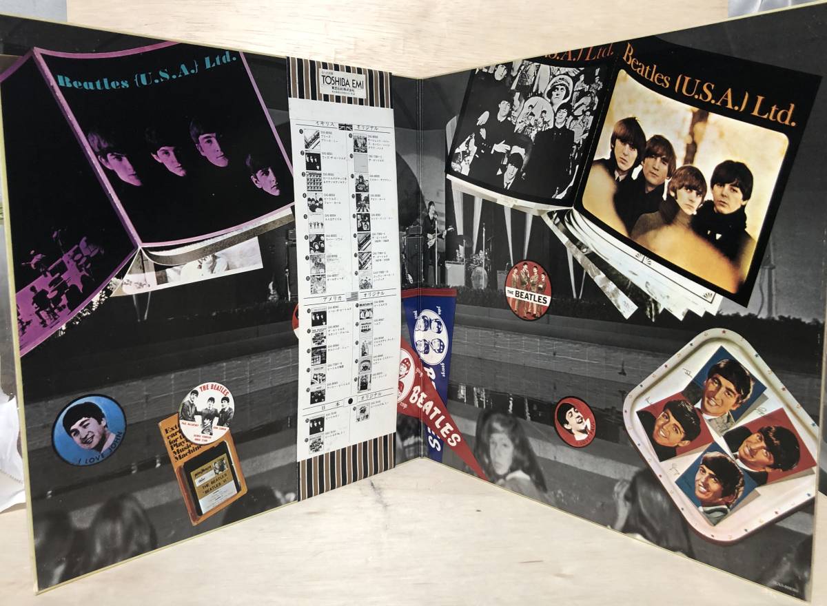 □□4-LP【11983】-【国内盤】BEATLESザ・ビートルズ*AT THE HOLLYWOOD BOWL 『ザ・ビートルズ・スーパー・ライヴ!』_画像2