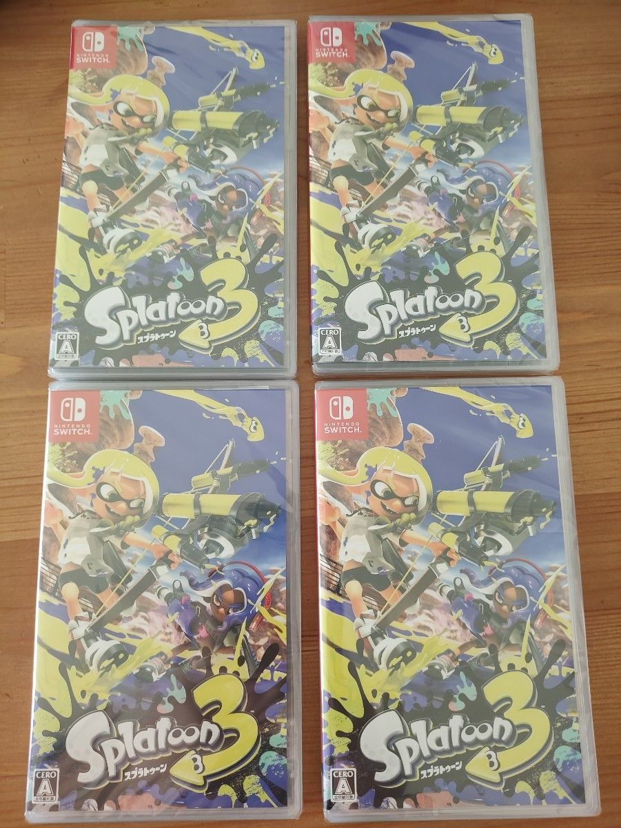 スプラトゥーン3 4枚セット