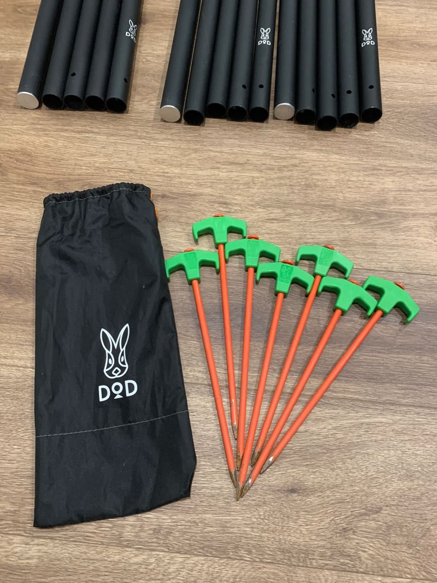 中古【DODチーカマセット】カマボコテント3M タンカラー チーズ 中古【DODチーカマセット】カマボコテント3M タンカラー チーズ