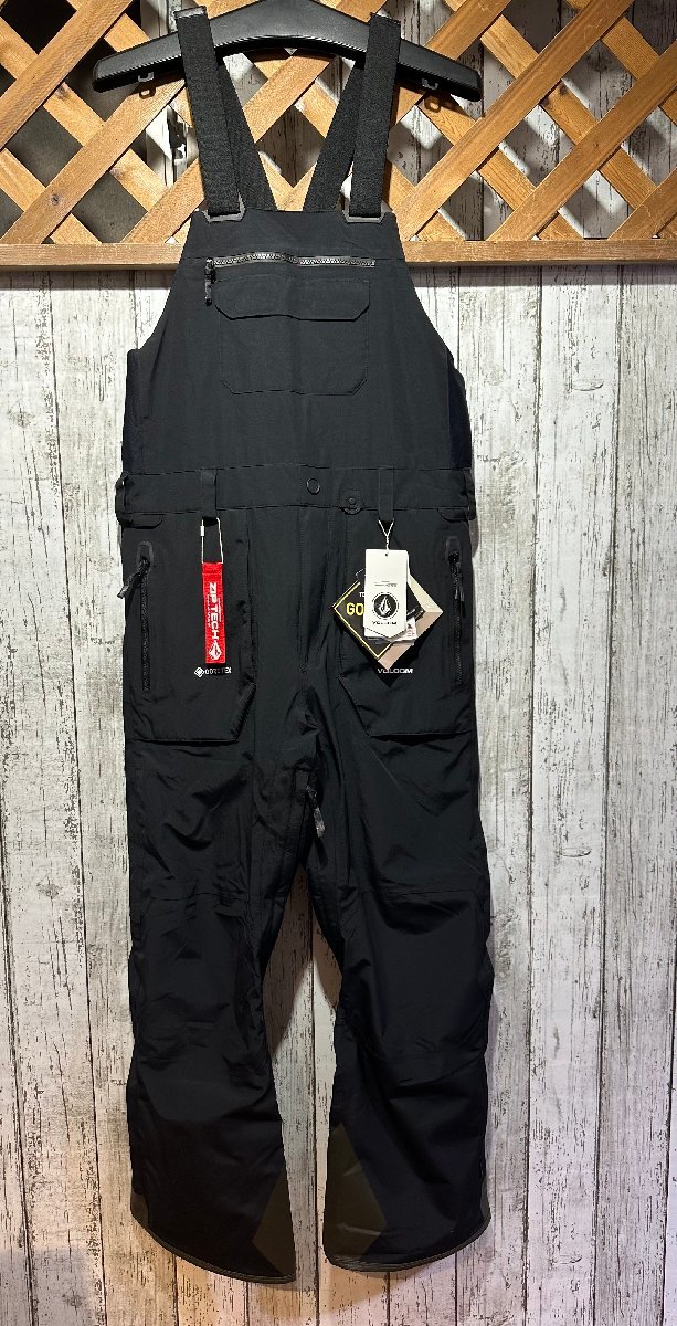 新品未使用 22-23 VOLCOM RAIN GORE-TEX BIB OVERALL BLK Sサイズ