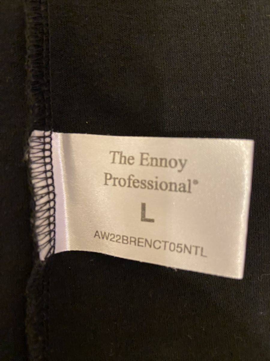 【即決・最終価格】ennoy 2Pack L/S T-Shirt (BLACK) エンノイ　ロンT 2パック　黒　サイズL【送料無料】