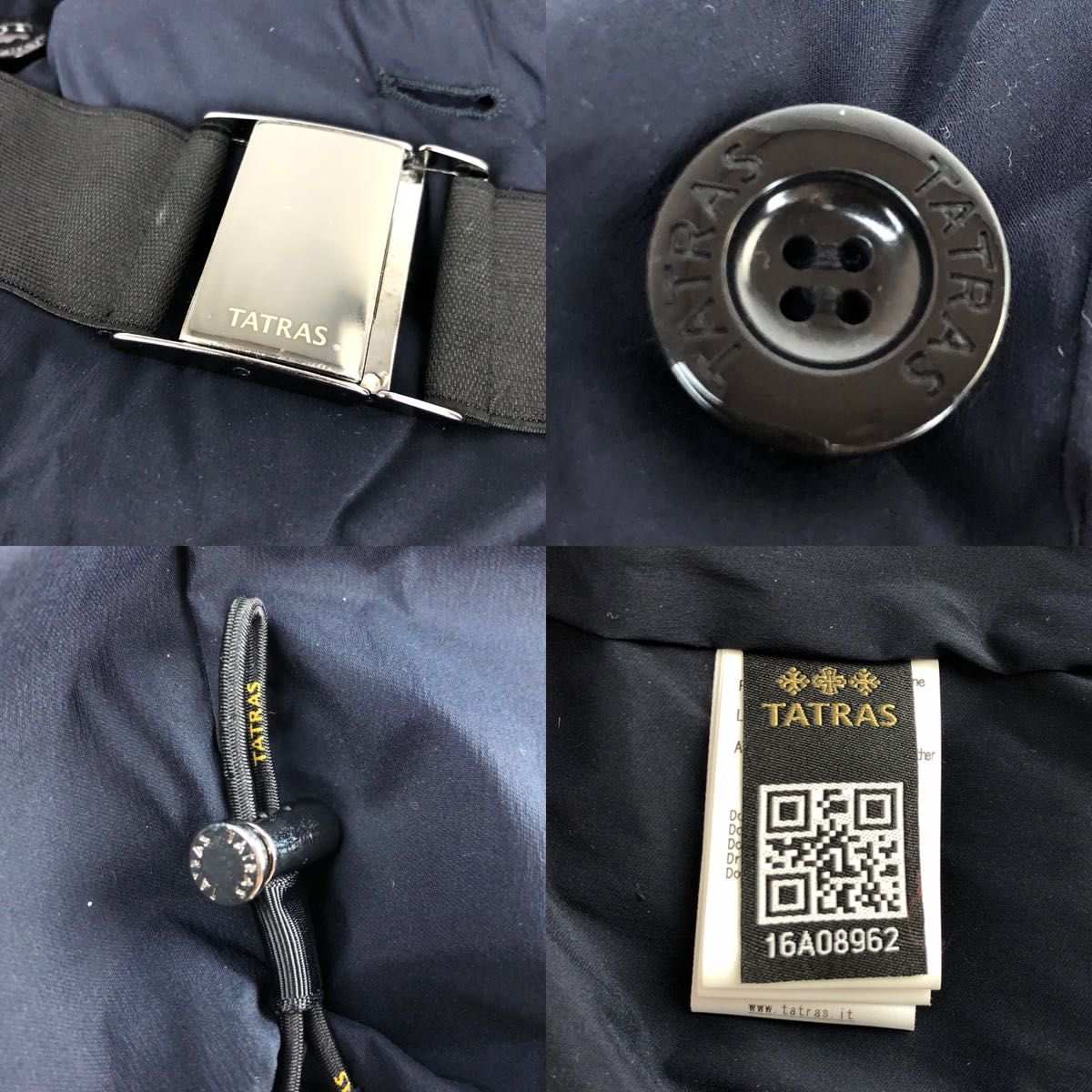 タトラス TATRAS ダウンジャケット サイズ02 M ネイビー アゴーニャ