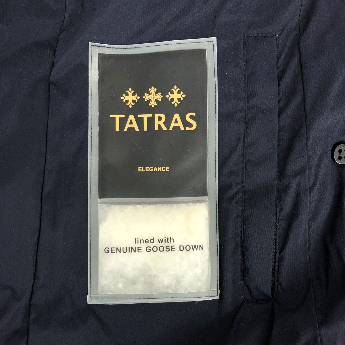 タトラス TATRAS ダウンジャケット サイズ02 M ネイビー アゴーニャ