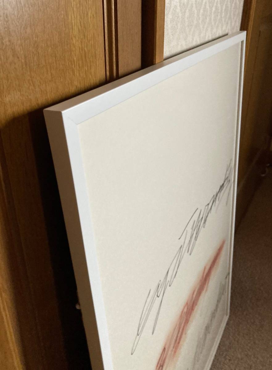 美品 特注額装付 Twombly CyTwombly Cy Three Three ポスター