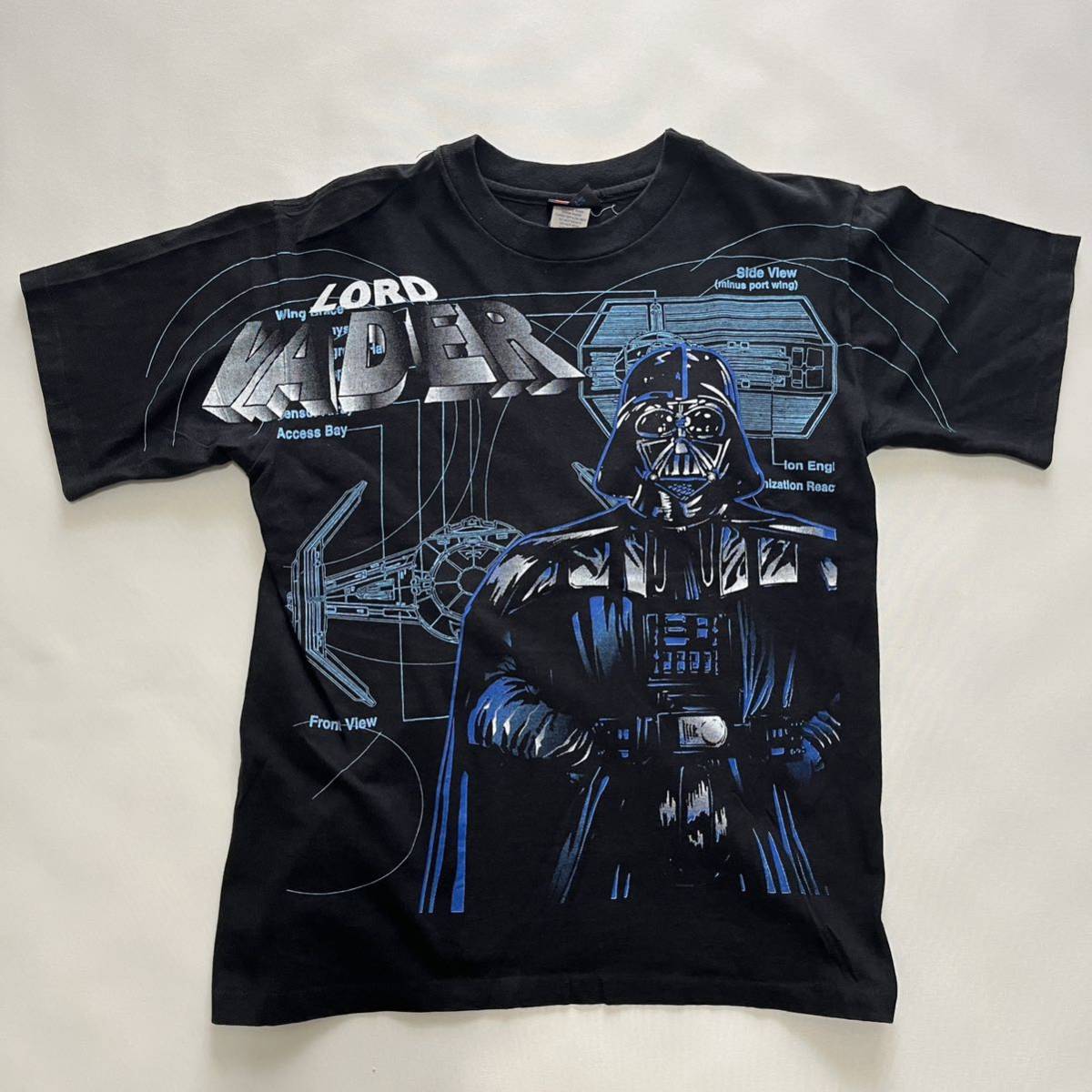 90s STAR WARS ダースベーダー Tシャツ / 企業 USA製 キャラ ビンテージ STAR WARS 宇宙 映画 アニメ