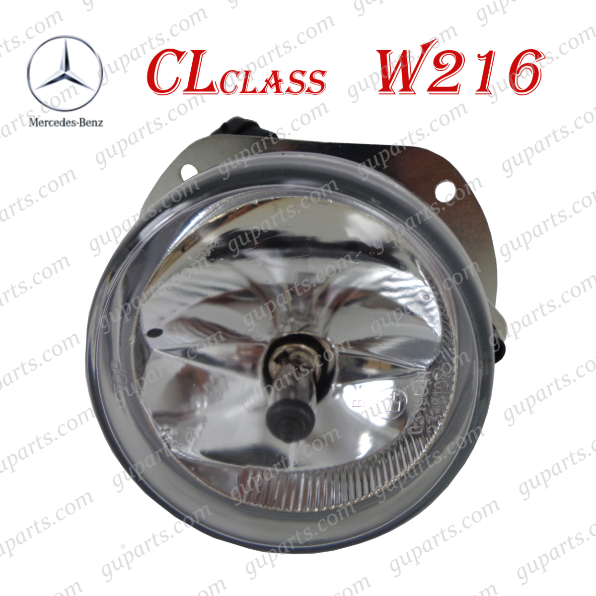 ベンツ CL W216 AMG 左 フォグ ランプ A2098200756 A2048202156 CL63 AMG CL65 AMG 216377 216379 2006～2010 前期 デイ ライト ハロゲン_画像1