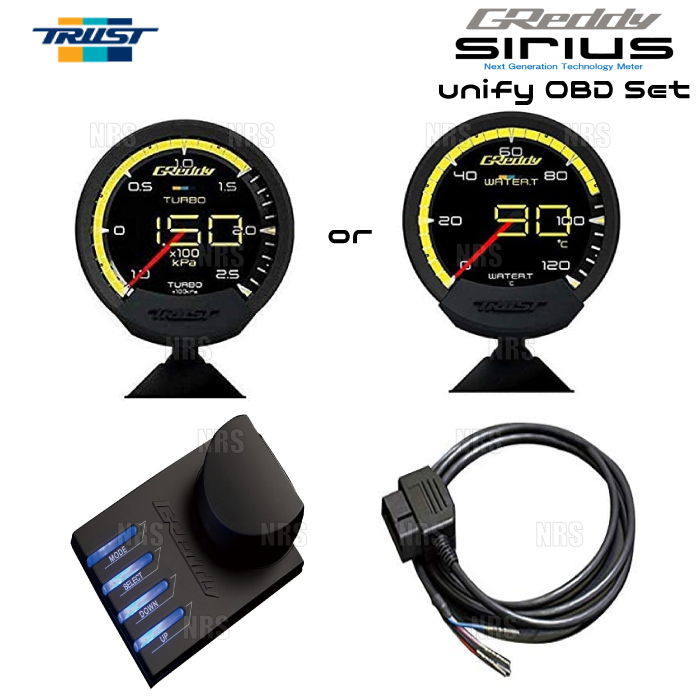 TRUST トラスト シリウス ユニファイ OBDセット (水温計) マツダスピード アクセラ BK3P/BL3FW L3-VDT 06/6~13/11 (16001761