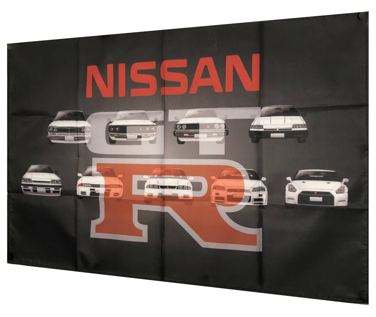  history fee GTR * garage equipment ornament specification * gtr02 GTR banner GTR flag GTR flag tapestry flag garage miscellaneous goods Nissan Ken&Mary Hakosuka Japan 