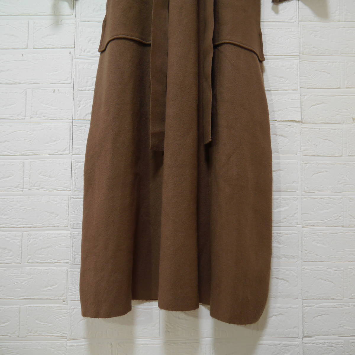 A624 ◇ ZARA | ザラ　ワンピース　茶　中古　サイズ(USA)Ｌ_画像4