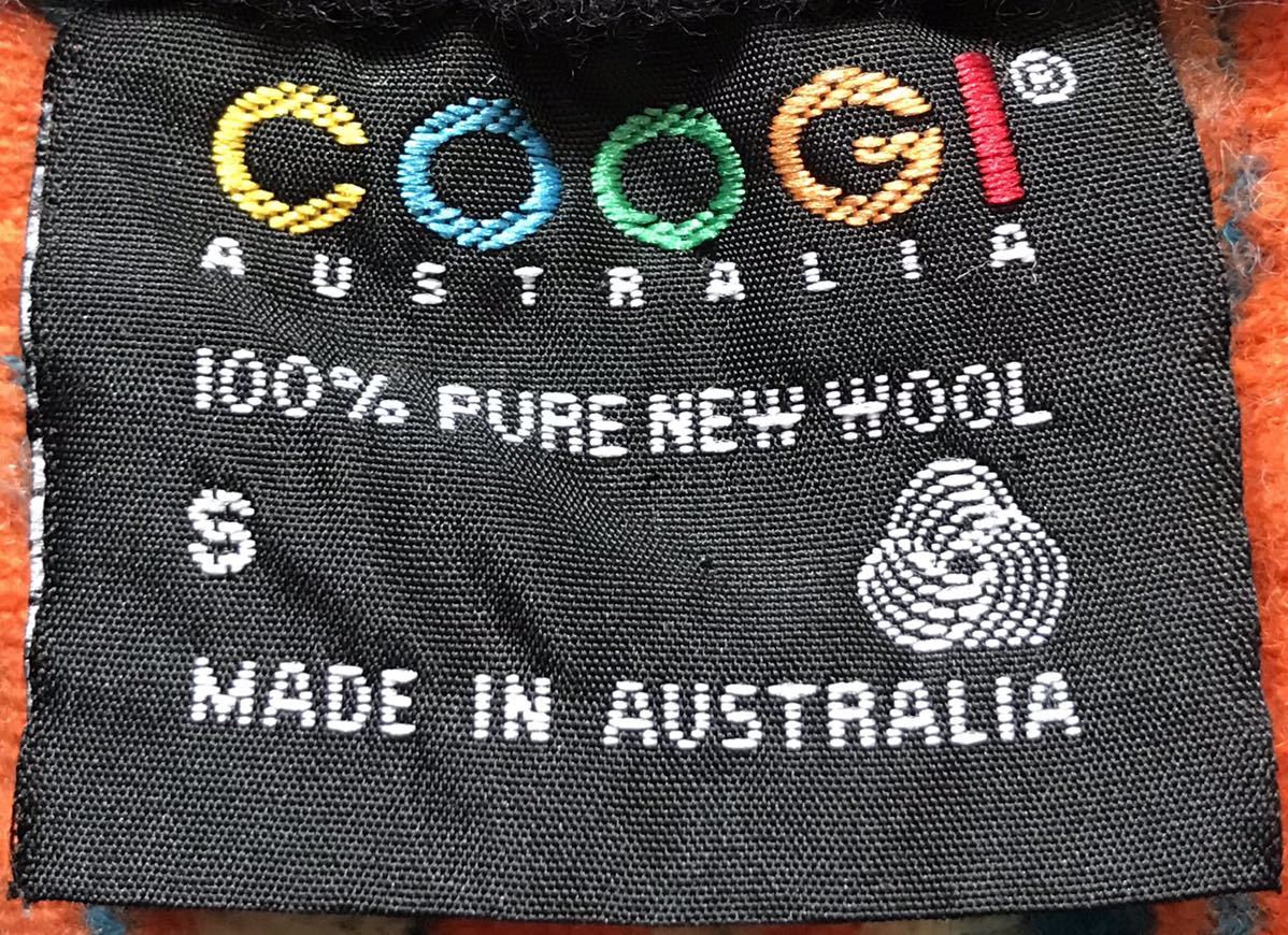 圧巻のデザイン 芸術 90's vintage ★ COOGI AUSTRALIA ★ クージー 幾何学模様 星柄 スター ダイヤ柄 3D 立体 ウール ニット セーター S_画像10