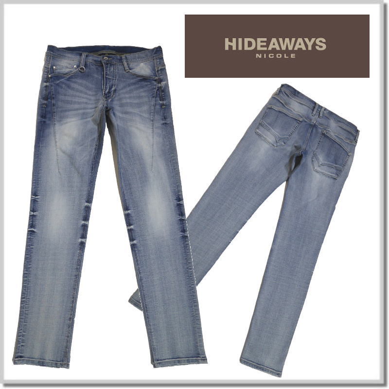 ハイダウエイ HIDEAWAYS NICOLE スキニーストレッチデニムパンツ 3265-5107-48(L) Gパン JEAN !!!入手困難!!!  ブランド別