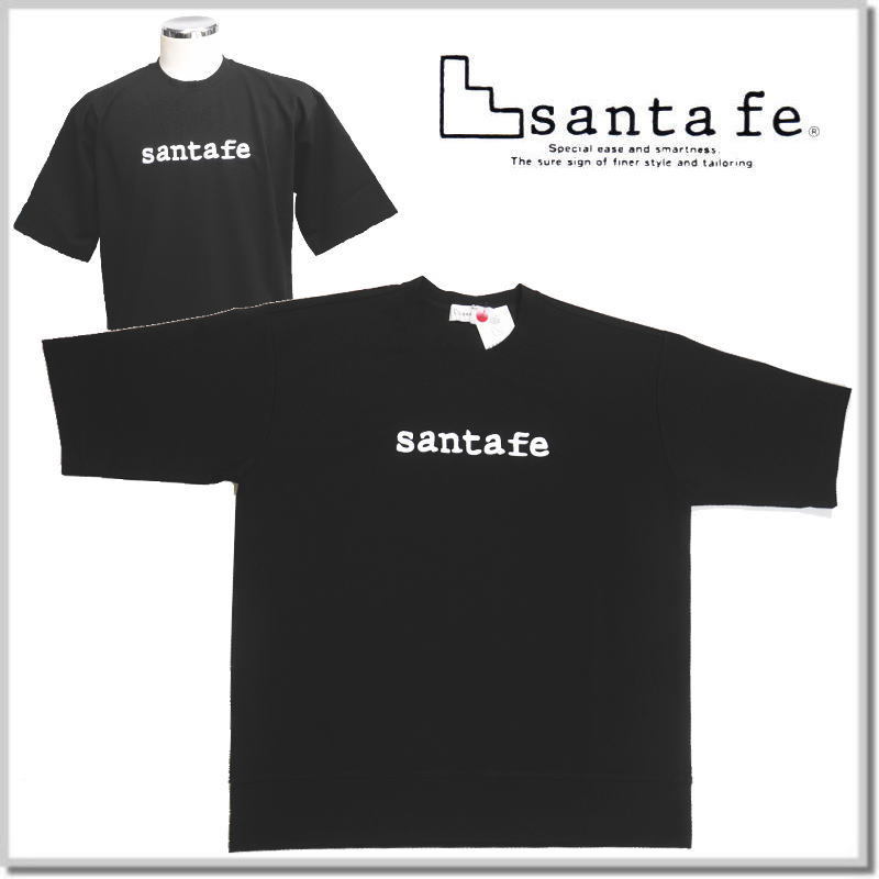 サンタフェ santa fe モクロディバスケットオーバーサイズTシャツ 85415-19(BLACK)-46(BIG-M) 半袖Tシャツ カットソー_画像1