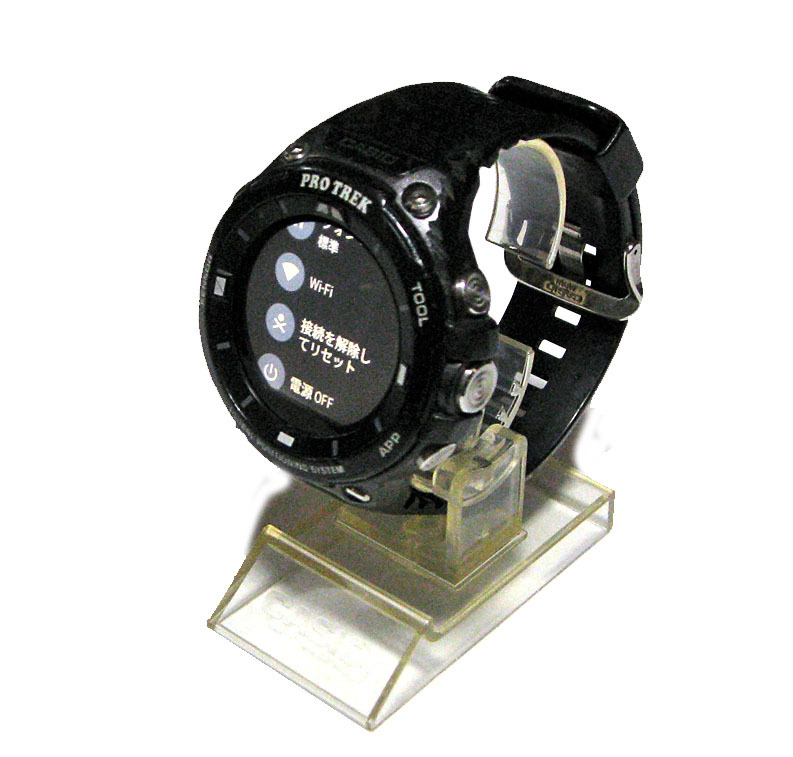 完璧 PROTREK CASIO Smart 黒 スマート プロトレック □カシオ 腕時計