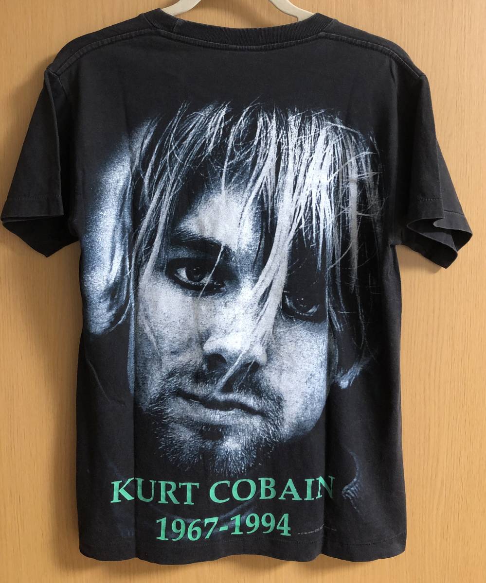 90s kurt cobain tシャツ カートコバーン 追悼 ヴィンテージ ブラック