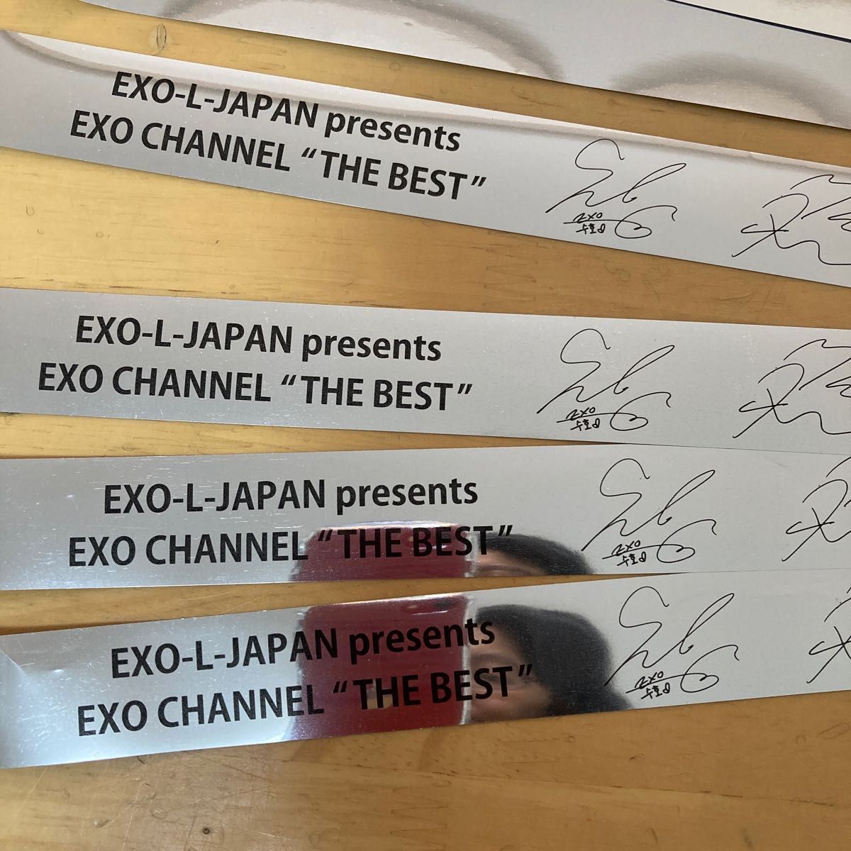 EXO CHANNEL THE BEST  ハンドクラッカーと銀テ４本