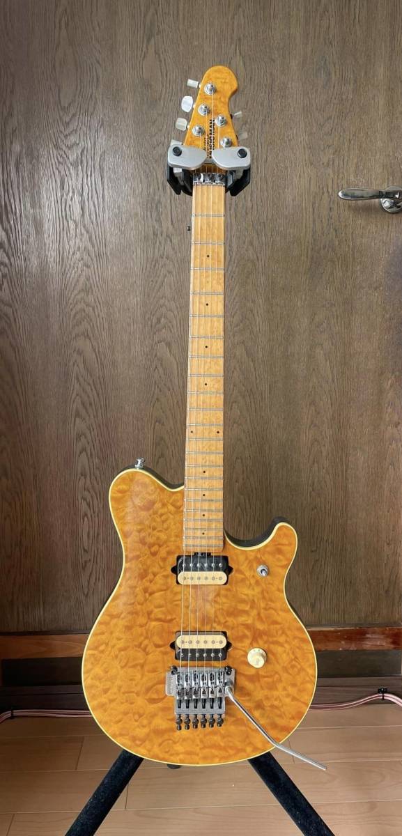 MUSICMAN AXIS EX TRANSLICENT GOLD HIGH-END GUITARS製初期もの