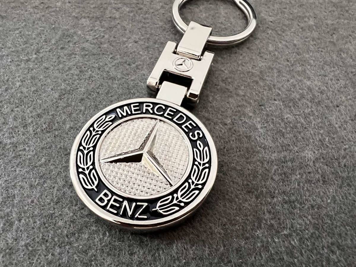 メルセデス・ベンツ BENZ キーホルダー　車鍵アクセサ　 メタルキーホルダー　 金属製　キーリング　高品質 送料無料_画像2