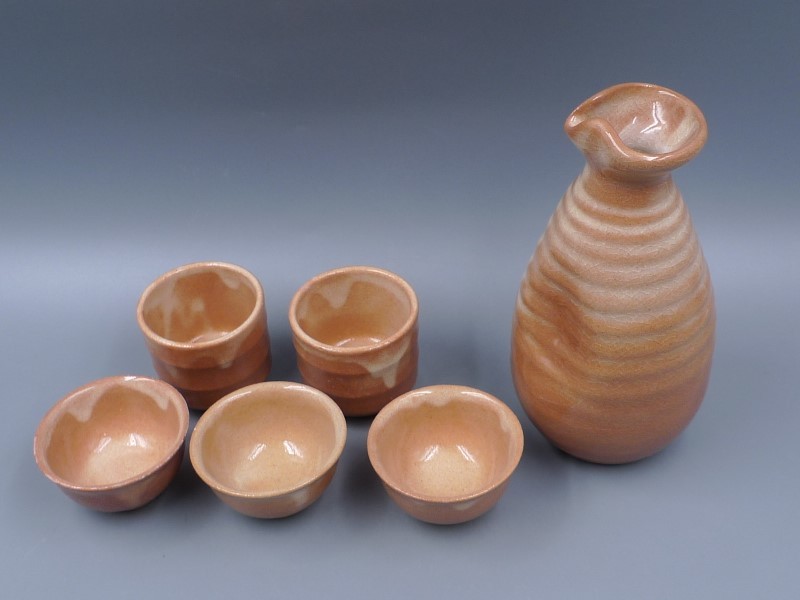 作家物 萩焼 酒器セット 渋谷泥詩 花入) 水指 裏千家 菓子器 検(表