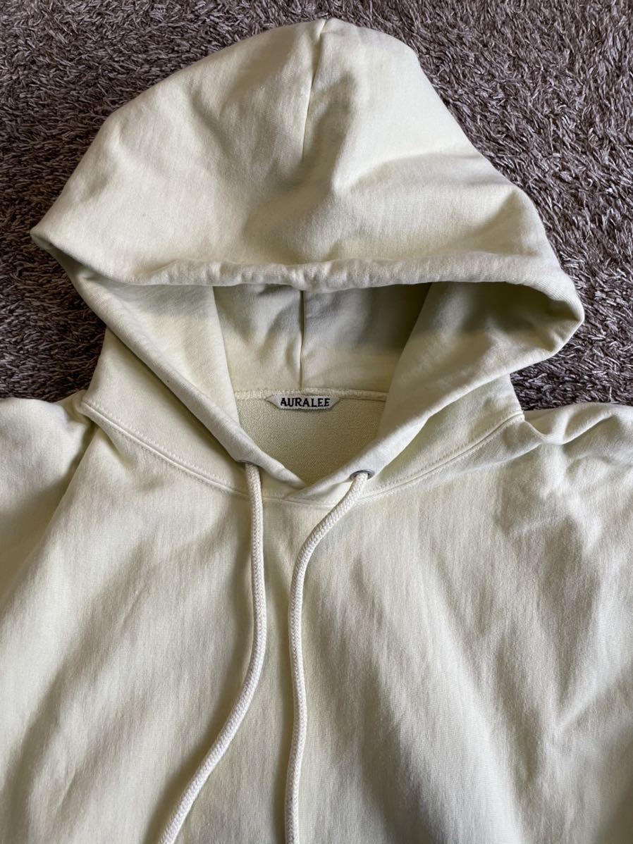 レショップ別注AURALEE SUPER MILLED SWEAT PARKA-