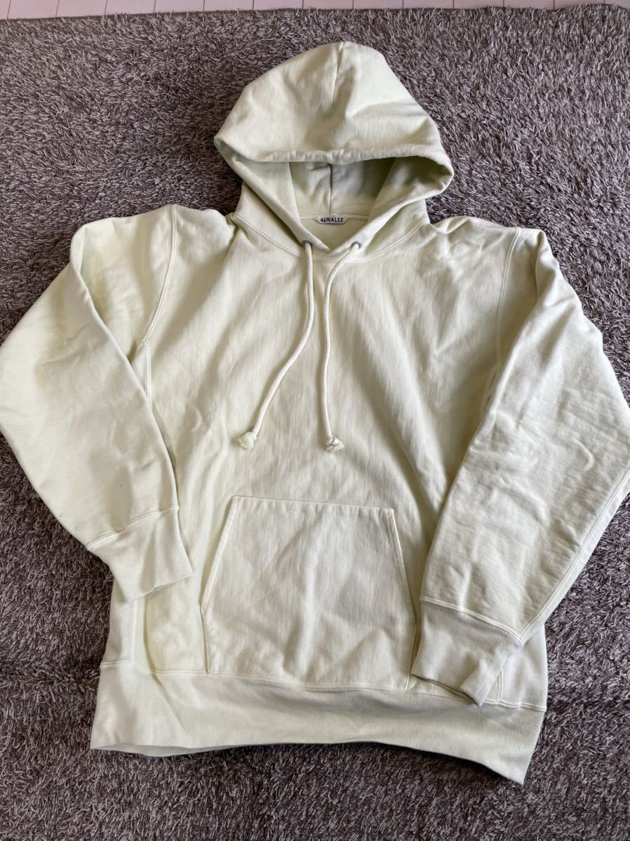 auralee オーラリー SUPER MILLED SWEAT PARKA プルオーバーパーカー