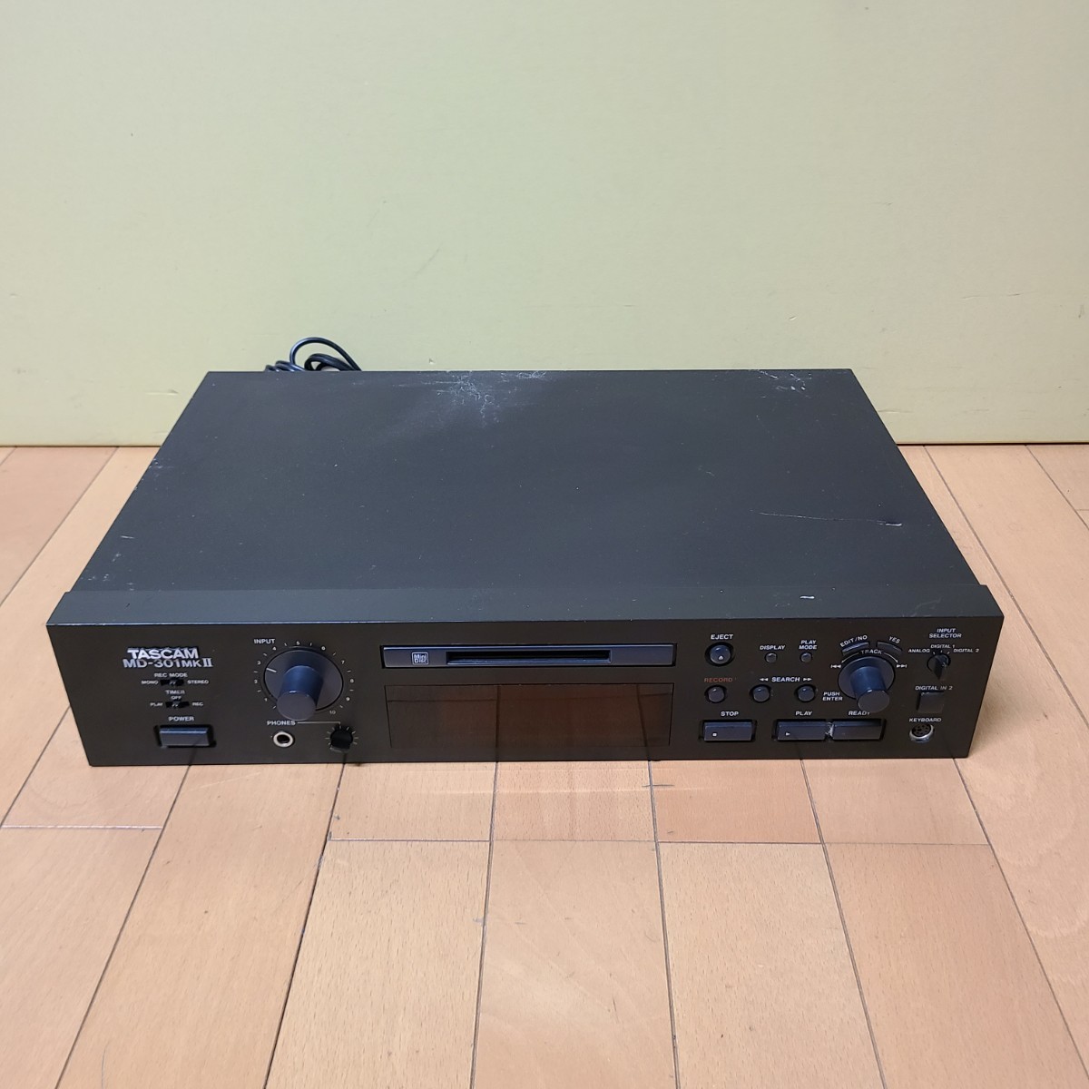 【税込?送料無料】 TASCAM タスカム MD-301MKⅡ ◆◇ MDデッキ 音だし確認済み◇◆ MDプレーヤー 一般 【税込?送料無料】 TASCAM タスカム MD-301MKⅡ ◆◇ MDデッキ 音だし確認済み◇◆ MDプレーヤー 一般