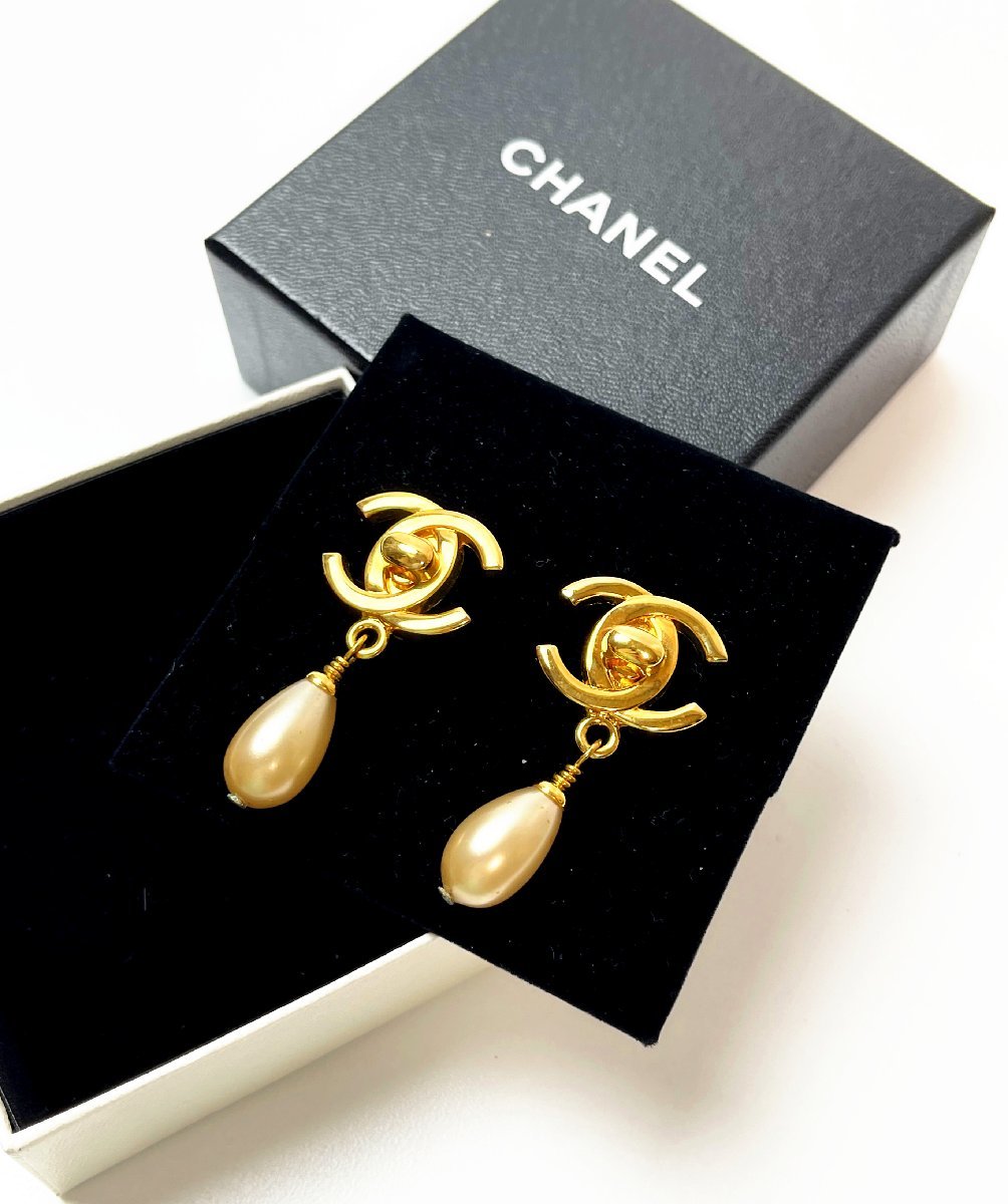 超美品◇シャネルCHANELぶら下がりヴィンテージVintageCOCOターン