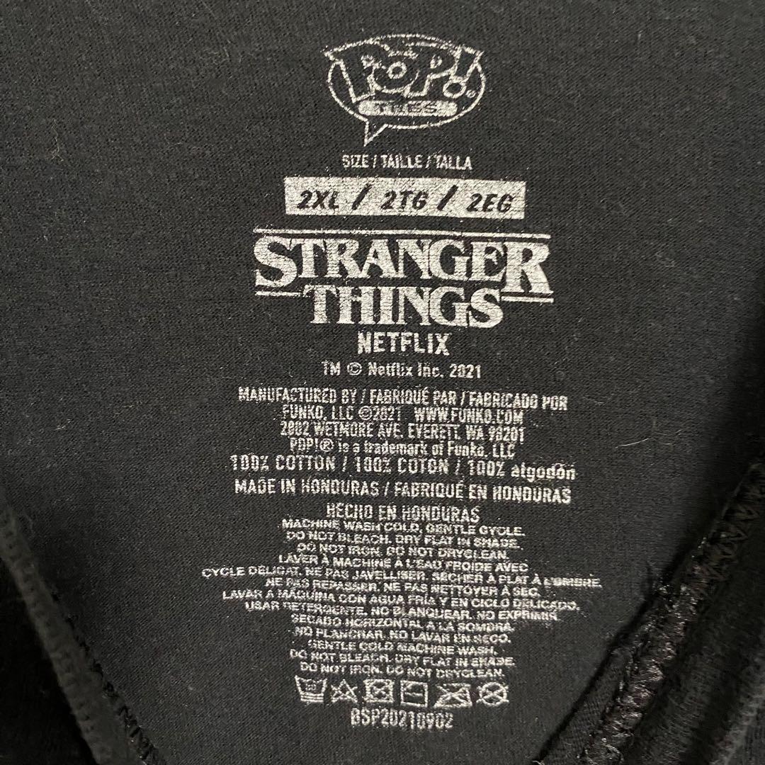 【入手困難】STRANGER THINGS ストレンジャーシンクス　Tシャツ　ゆったり　Netflix ネットフリックス　オーバーサイズ　ビッグプリント_画像6