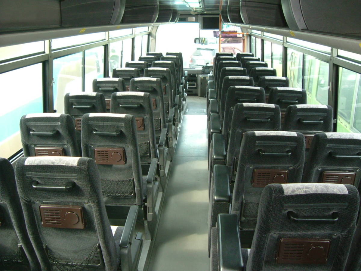 *10 year saec Selega High Decker large bus automatic swing door air suspension 49 number of seats 
