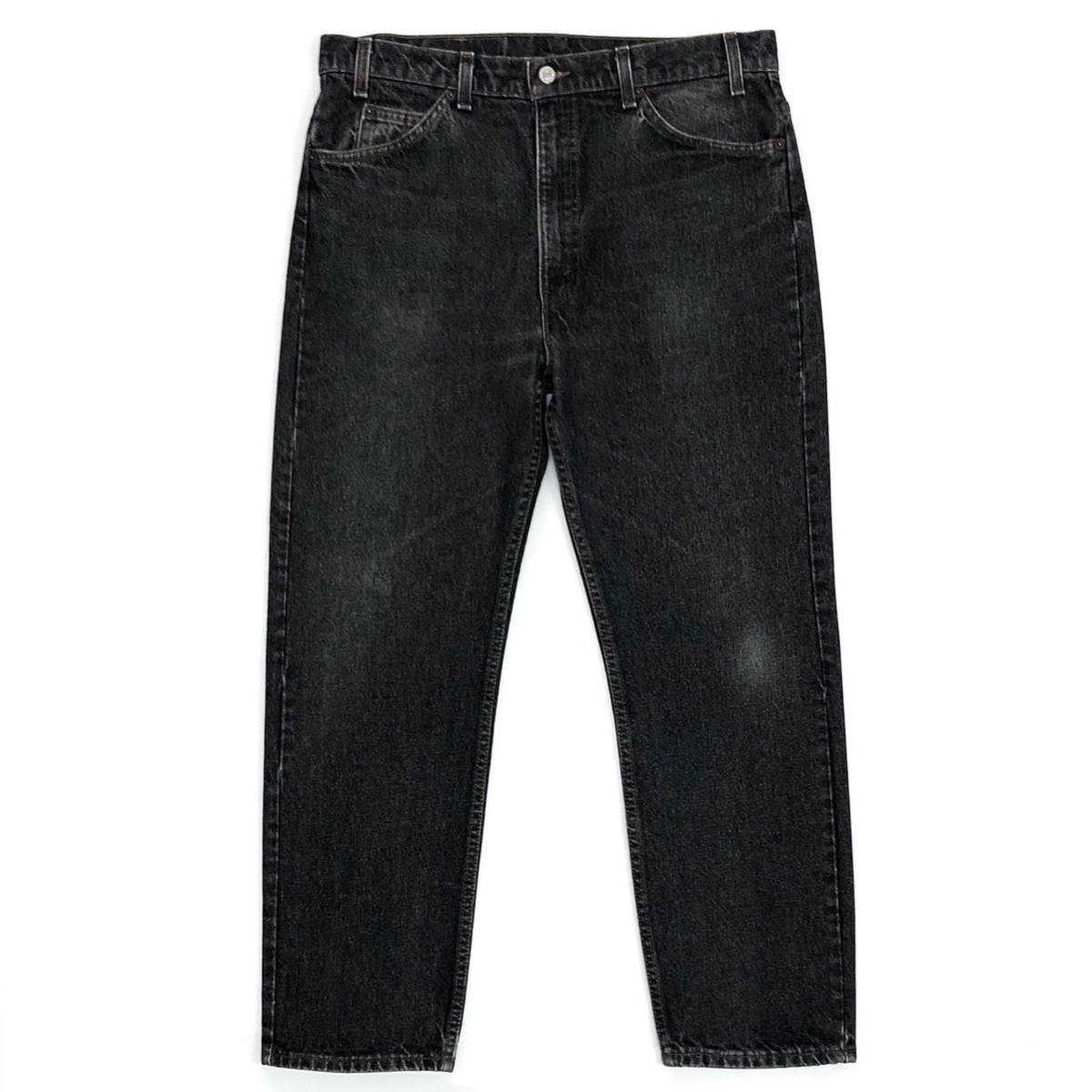 90s【Levis】505-0259 先染めブラック デニムパンツ W38 L30 USA製
