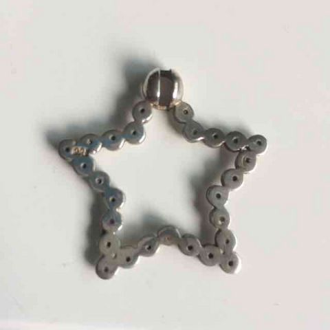 fes beach .! Kirakira star Star rhinestone 925 silver silver925 body piercing navel pierce 