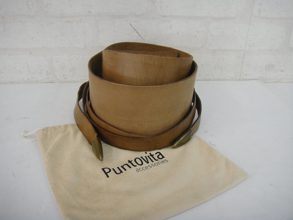 最安値で レザー プントヴィータ Puntovita 4212T【本物保証】 ベルト