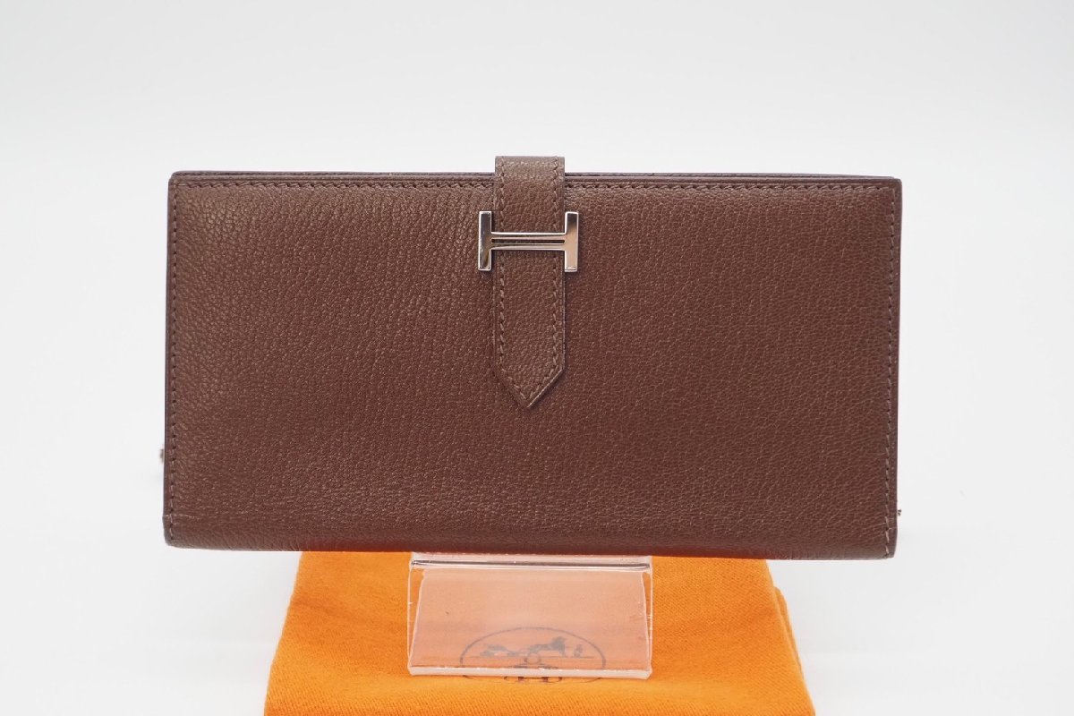 ☆安心の3大保証☆ ABランク ≪HERMES エルメス/二つ折り長財布