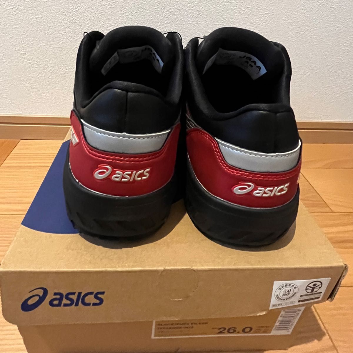 26 0cmアシックス安全靴CP306 限定色ブラック×ピュアシルバー 26 0cmアシックス安全靴CP306 限定色ブラック×ピュアシルバー