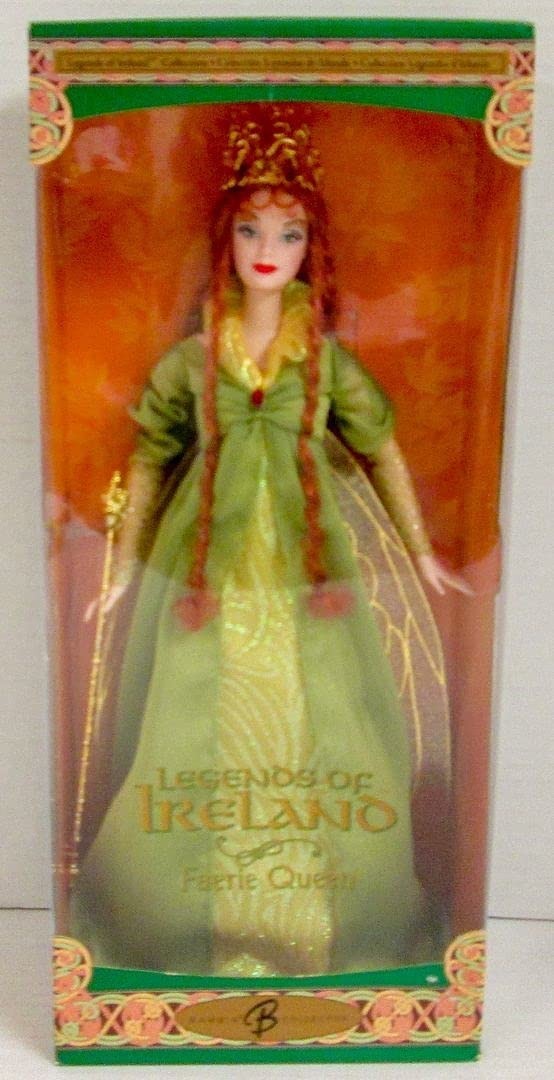 Barbie 2004 Legends of Ireland Faerie Queen Redhead Doll