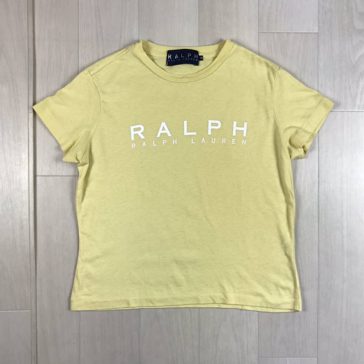 Ralph Lauren ラルフローレン 半袖Tシャツ レディースサイズ M イエロー_画像2