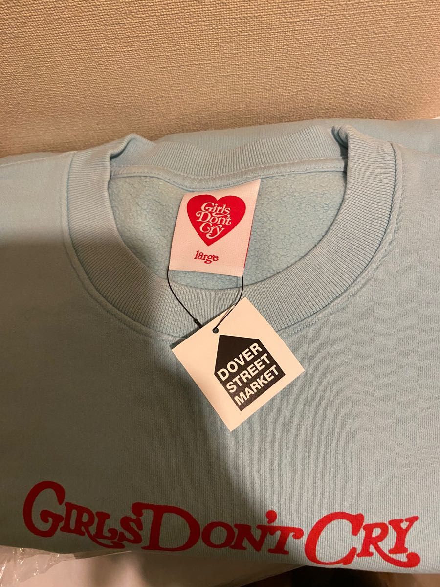 Girls Don't Cry Angel Crewneck Blue Lサイズ | lokomotivblog.hu