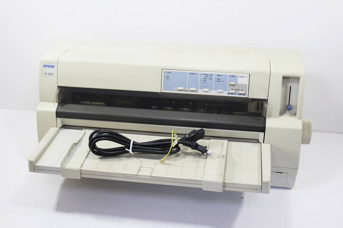 色々な EPSON ドットプリンタ VP-4300 用紙ガイド LANボード付 動作