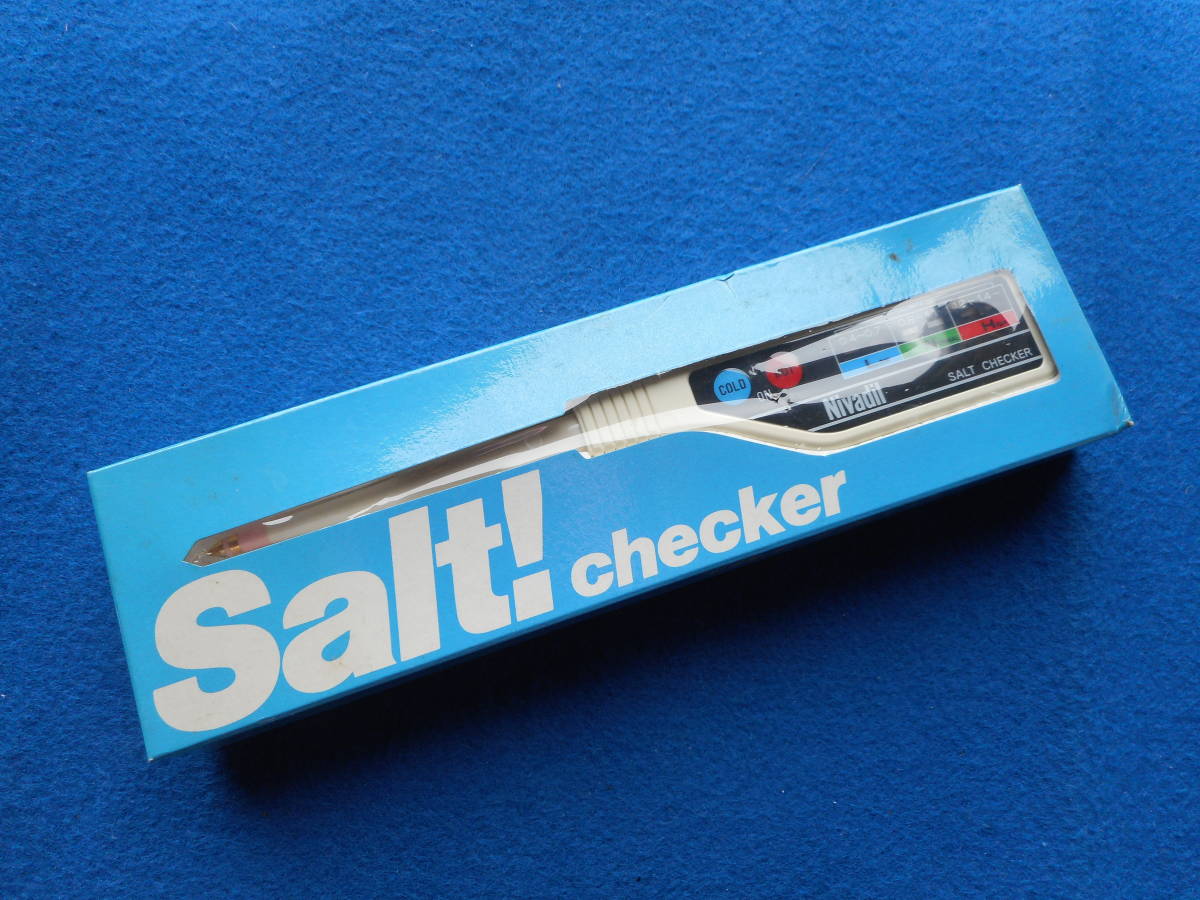 美中古品　Salt!checker ソルトチェッカー 電子塩分計 富士エレクトロニクス/現状品_画像1