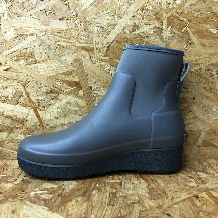 HUNTER lady's rain boots WFS2046NRE gray declared size :23.5 [jgg]