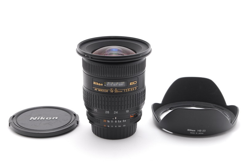 本物の 純正フード ED F3.5-4.5D 18-35mm AF Nikon ニコン □ 美品