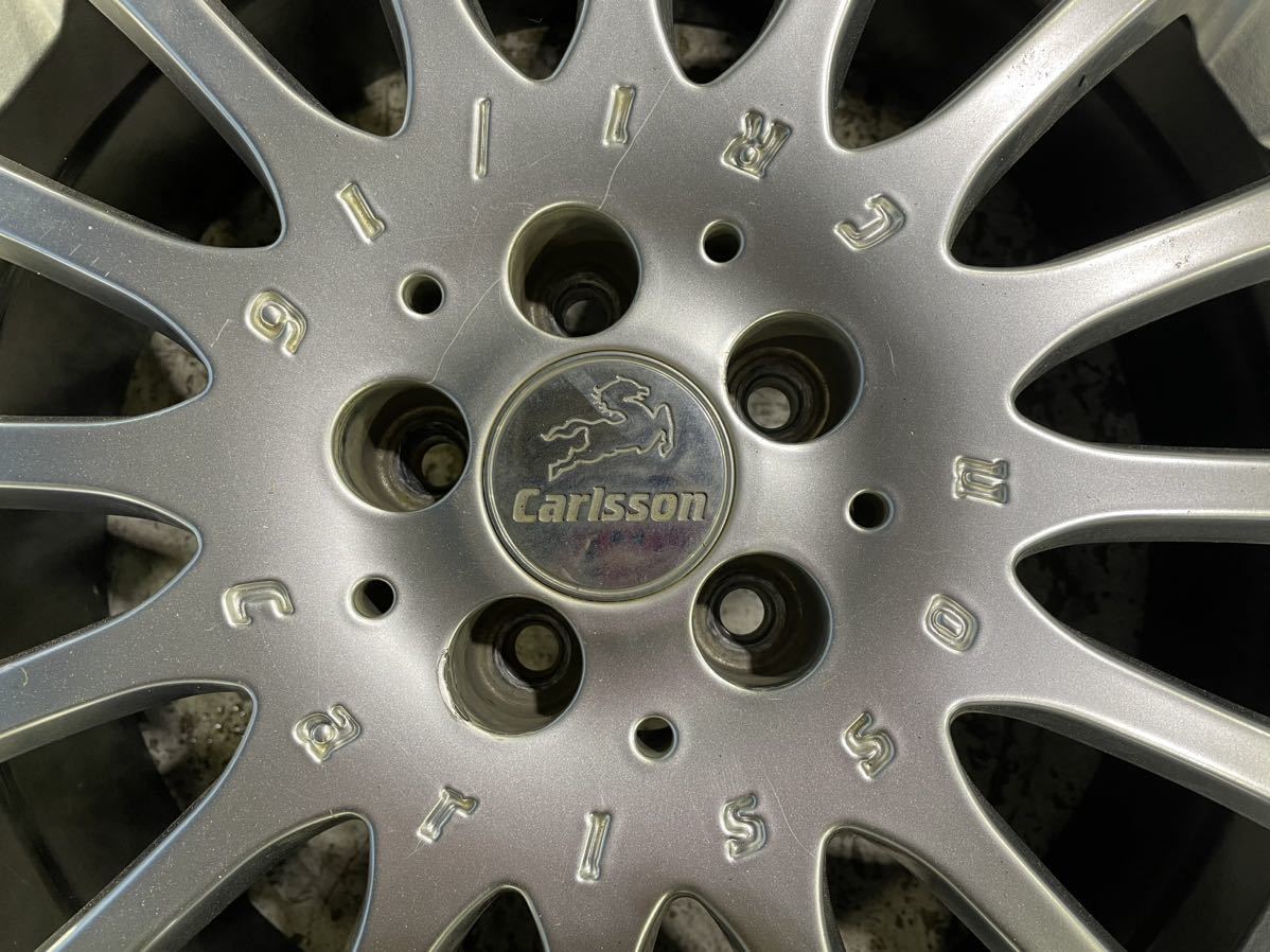 ★1円スタート★カールソン Carlsson CR 1/16 ブリリアントエディション 18インチ 7.5J +48 PCD100 5H ROADCLAW 215/40R18_画像3