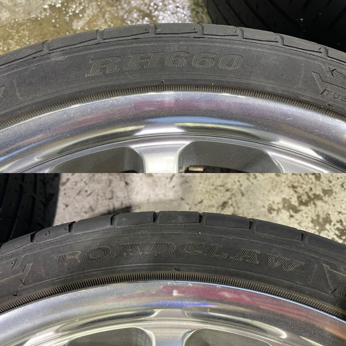 ★1円スタート★カールソン Carlsson CR 1/16 ブリリアントエディション 18インチ 7.5J +48 PCD100 5H ROADCLAW 215/40R18_画像5