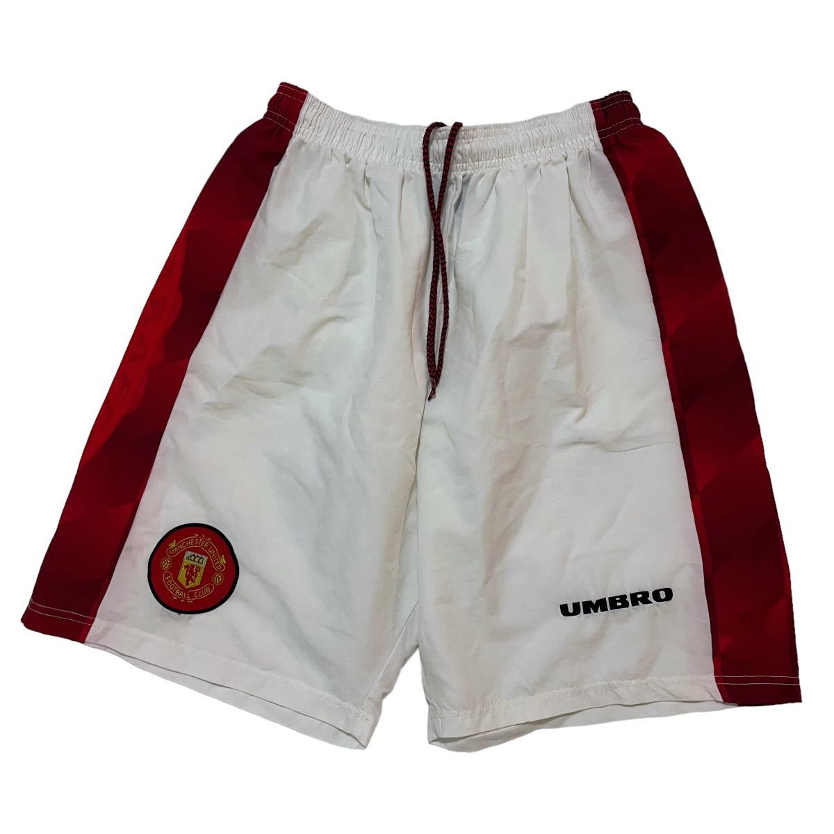 当店限定販売】 96/98 古着 UMBRO ハーフパンツ アンブロ マンチェスターユナイテッド ショートパンツ