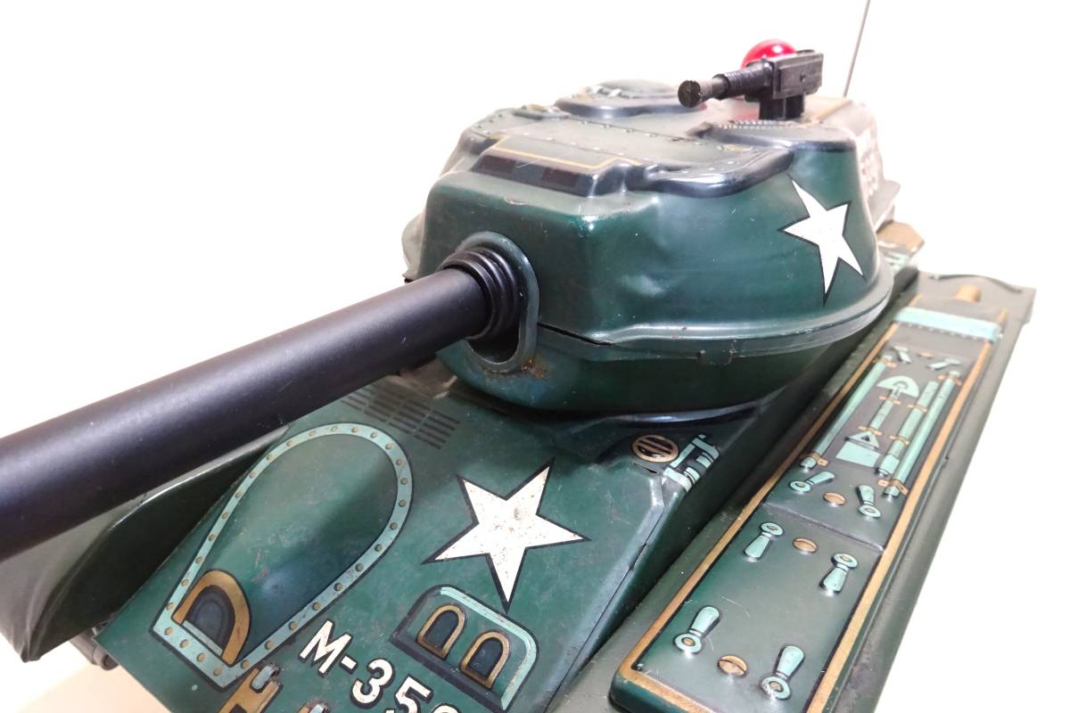 動画あり!!☆マスダヤ 初期型M-3599電動ブリキ戦車(タンク 動画あり!!☆マスダヤ 初期型M-3599電動ブリキ戦車(タンク