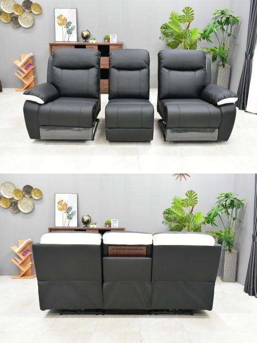 新品】電動リクライニングソファ3人掛けソファー OKIN社製 新品】電動リクライニングソファ3人掛けソファー OKIN社製