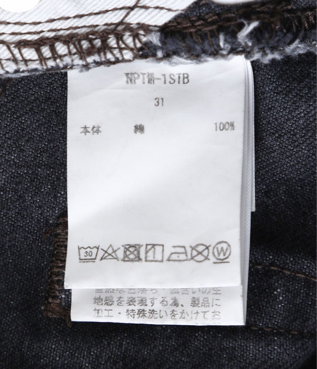【新品】 CIOTA シオタ メンズ ストレート デニム 31インチ ブラック