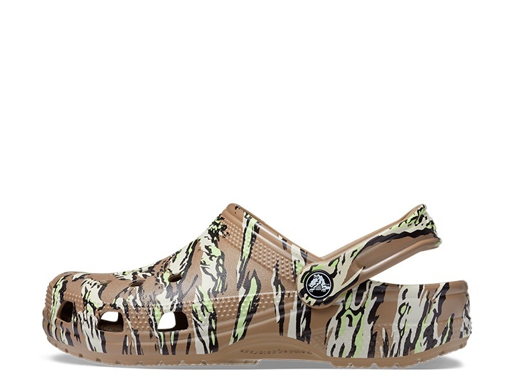 crocs Classic Printed Camo Clog duck camouflage khaki series 28cm