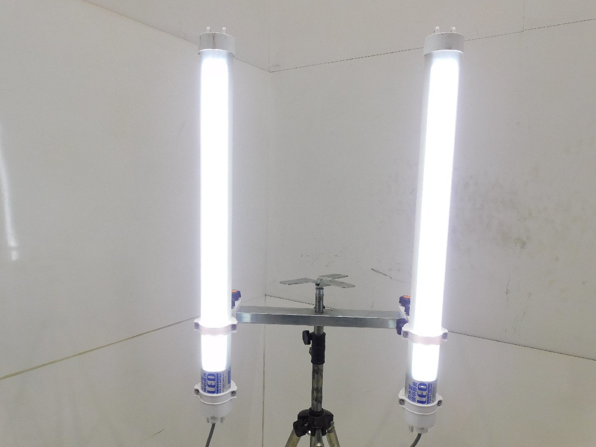 * outright sales!* Hasegawa factory LED tripod type paul (pole) lantern PL0-25LES PL0LS03* nighttime work * lighting * used *T544[ juridical person limitation distribution 