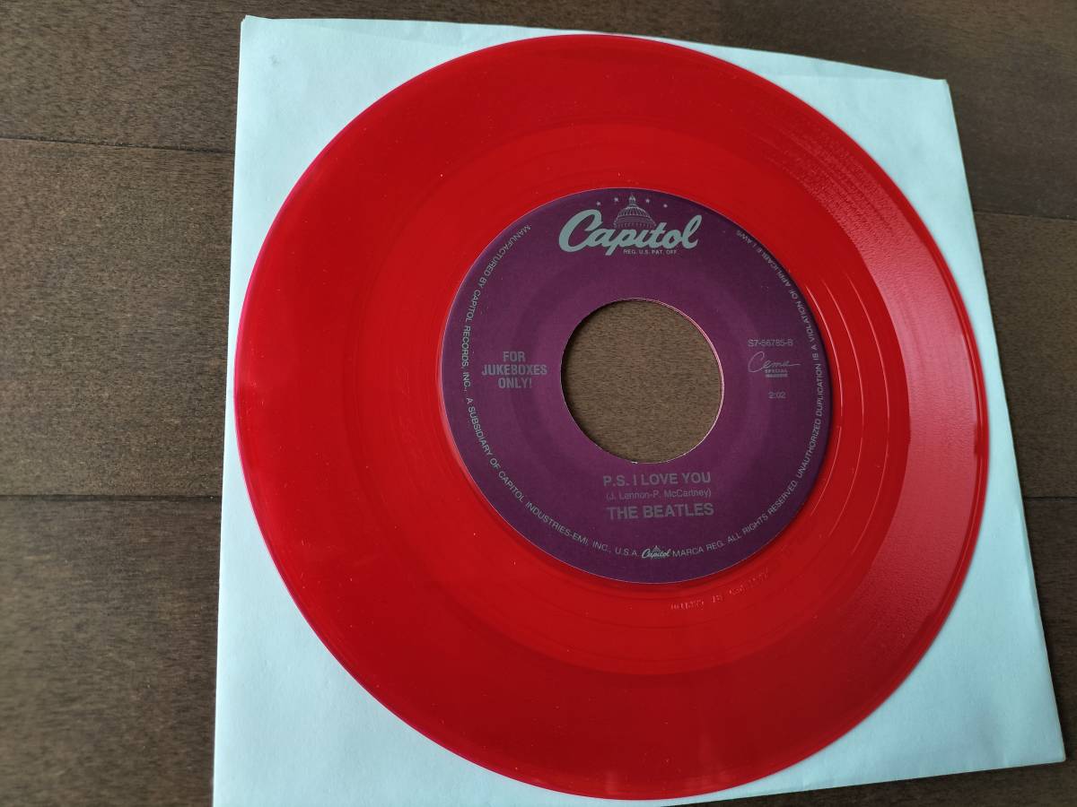 ☆激レア!THE BEATLES『LOVE ME DO』“赤盤”!色違い!US盤 新品・美品