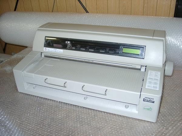 正規店仕入れの HITACHI Prinfina ドットインパクトプリンタ/日焼有 PC